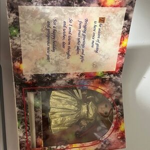 Gold Angel Doll in Decorative Box